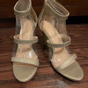 Kelly & Katie Gold Heels